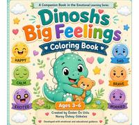 Dinosh's Big Feelings: Coloring Book