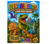 Dinossauros: Livro para colorir