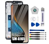 Dinow Schermo per Samsung Galaxy A16 4G SM-A165F, SM-A165M, Schermo di Ricambio per Samsung Galaxy A16 LCD Touch A165 Digitalizzatore con cornice (con strumento di riparazione)