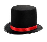 DINSOAVR Cappello, cappello a cilindro alla moda morbido con nastro per la maggior parte delle età a tesa corta Fedora sofisticato cappello Panama cappello mago cappello