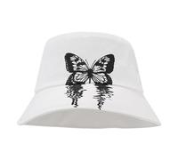 DINSOAVR Cappello, cappello alla pescatora per donne e adolescenti, per attività all'aperto, pieghevole, cappello da pescatore a tesa larga, per giornate calde e sole, cappello da pesca con motivo a