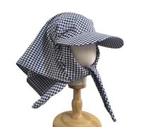 DINSOAVR Cappello, cappello da baseball da donna e ragazza, con turbante da annodare, per adulti e adolescenti, motivo reticolato, cappello da sole per arrampicata, viaggi, pesca