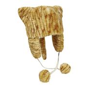 DINSOAVR Cappello, cappello in peluche a forma di anime, per adulti, unisex, con paraorecchie, caldo cappello da cacciatore, per attività all'aperto, tempo freddo, antivento