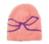 DINSOAVR Cappello, cappello lavorato a maglia da donna, cappello hip hop, cappello unico, puntelli con teschio, per un look alla moda