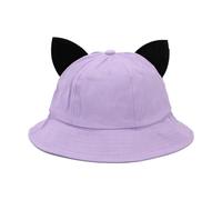 DINSOAVR Cappello, cappello unisex con orecchie di gatto, cappello da sole decorato con orecchie di gatto, traspirante, cappello sportivo da pescatore a sorpresa per le vacanze