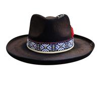 DINSOAVR Cappello classico Fedoras cappello di lana a tesa larga vecchio stile cappello a cilindro per cena all'aperto abbigliamento casual