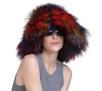 DINSOAVR Cappello da pescatore in peluche ispessito per attività invernali, caldo cappello da pescatore per alpinismo, cappello da caccia per il freddo