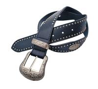 DINSOAVR Cintura, cintura creativa in pelle PU, lunghezza regolabile, cintura con rivetti per ragazze e donne, cintura decorativa in vita per cappotto, gonne, jeans