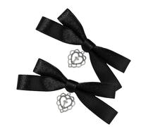 DINSOAVR Copricapo, clip piatta per capelli, forcine a nastro, balleccore copricapo mazzi clip elegante fiocco clip per capelli accessori per foto