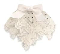 DINSOAVR Copricapo, clip piatta per capelli, foulard in pizzo balleccore copricapo mazzi clip elegante fiocco clip per capelli
