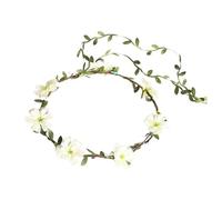 DINSOAVR Copricapo, ghirlanda floreale per capelli, fascia per capelli da donna con fiori da sposa per bancarelle mercati fasce floreali