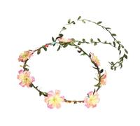 DINSOAVR Copricapo, ghirlanda floreale per capelli, fascia per capelli da donna con fiori da sposa per bancarelle mercati fasce floreali