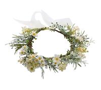 DINSOAVR Copricapo, ghirlande di fogliame, corone per capelli, fascia per capelli con foglie da sposa, corone per bancarelle, mercati, fogliame, accessorio per capelli