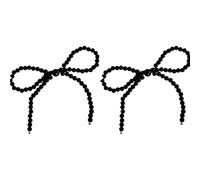 DINSOAVR Fermaglio per capelli, con perline, stile anni '2000, per balleccore, con clip piatta, elegante fermaglio per capelli per mazzi