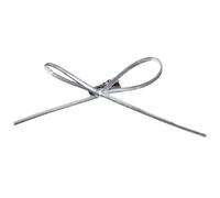 DINSOAVR Fermaglio per capelli in poliuretano, collana anni 2000, con fiocco piatto per balletto, forcina, elegante fermaglio per capelli per mazzi