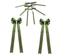DINSOAVR Fermaglio per capelli verde, per balleccore, stile anni '2000, con clip piatta, elegante fermaglio per capelli per mazzi