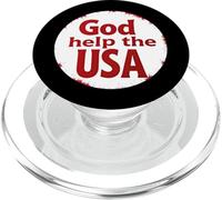 Dio aiuta gli Stati Uniti America sanguina fermare la violenza di nuovo PopSockets PopGrip per MagSafe