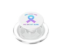 Dio ama che tu non sei solo Gesù sopravvive ai pensieri suicidi PopSockets PopGrip per MagSafe