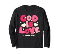 Dio Amore Cattolico Versetto Bibbia Giovanni Maglia a Manica