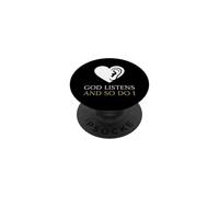 Dio ascolta e anche io consigliere cristiano PopSockets PopGrip Adesivo