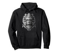 Dio Azteco Mitologia Messicana Serpente piumato Quetzalcoatl Felpa con Cappuccio