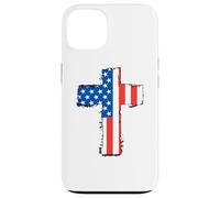DIO Benedica Bibbia Fede Gesù Benedetto Famiglia Americana Benedizione Custodia per iPhone 13