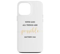 DIO Benedica Bibbia Fede Gesù Benedetto Famiglia Americana Benedizione Custodia per iPhone 13 Pro Max