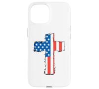 DIO Benedica Bibbia Fede Gesù Benedetto Famiglia Americana Benedizione Custodia per iPhone 15