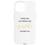 DIO Benedica Bibbia Fede Gesù Benedetto Famiglia Americana Benedizione Custodia per iPhone 15