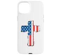 DIO Benedica Bibbia Fede Gesù Benedetto Famiglia Americana Benedizione Custodia per iPhone 15 Plus