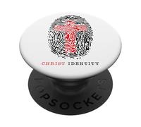 DIO Benedica Bibbia Fede Gesù Benedetto Famiglia Americana Benedizione PopSockets PopGrip Adesivo