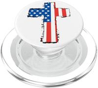 DIO Benedica Bibbia Fede Gesù Benedetto Famiglia Americana Benedizione PopSockets PopGrip per MagSafe