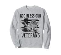 Dio benedica il giorno della memoria dei nostri veterani Felpa