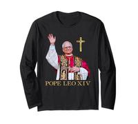 Dio benedica Il Primo Papa Americano Leo XIV Chiesa cattolica Fede Maglia a Manica