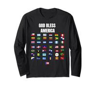 Dio benedica l'America Maglia a Manica