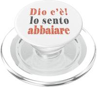 Dio c'è! Lo sento abbaiare. Divertente. PopSockets PopGrip per MagSafe