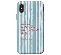 Dio cristiano minimalista è dentro la sua arte versi biblica Custodia per iPhone X/XS