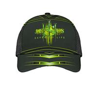 Dio Cristo Ha Salvato La Mia Vita Inox Colore Verde Stile Luce Verde Uomo Donna Cappello da Baseball Regolabile Cappellino da Baseballberretto Traspirante Cappellini da Sole per Pesca Che Corre