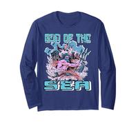 Dio del Mare Tridente Mitologia Greca Antica Potere Maglia a Manica