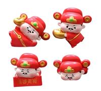 Dio della Mini Set di statuine 3D, decorazione maneggevole, divertente per computer, figura fortunata, decorazione creativa da tavolo | cruscotto auto, soggiorno