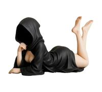Dio della Morte Donna Statua Mascherata Donne Decorazioni di Halloween Desktop Ornamento Misterioso Ufficio Scultura Camera da Letto Decorazione Signora