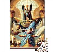 Dio dell'antico Egitto Puzzle Classico Da 1000 Pezzi Per Adulti Giocatori, Cartone Premium, Regalo Di Compleanno, Gioco Di Sfida Difficile 70x50cm/1000pcs
