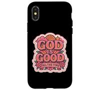 Dio delle donne è buono tutto il tempo ragazza cristiana Gesù Cristo Custodia per iPhone X/XS