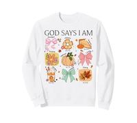 Dio Dice Che io Sono.. Donne cristiane Autunnali Felpa