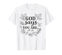 Dio Dice Che Lo Sei, Cristianesimo Fede Gesù Maglietta