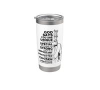 Dio dice che sei nero bruh melanin re uomo fratello cristiani Bicchiere termico in acciaio inox doppia parete