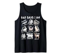 Dio dice che sono animali artici Funny Christian Bible Kids Canotta