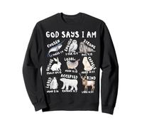 Dio dice che sono animali artici Funny Christian Bible Kids Felpa
