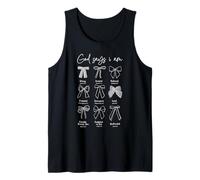 Dio Dice Che Sono Arco Arte di affermazione con versi biblici cristiani Canotta