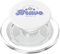 Dio dice che sono coraggioso, donne, giovani e ragazze PopSockets PopGrip per MagSafe